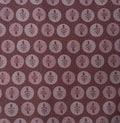 Peace and Joy 80620-14 Potted Trees - burgundy cotton fabric with tone-on-tone tiny trees in circles