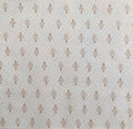 Peace and Joy 80620-4 Little Trees - beige cotton fabric with tiny tan Christmas trees