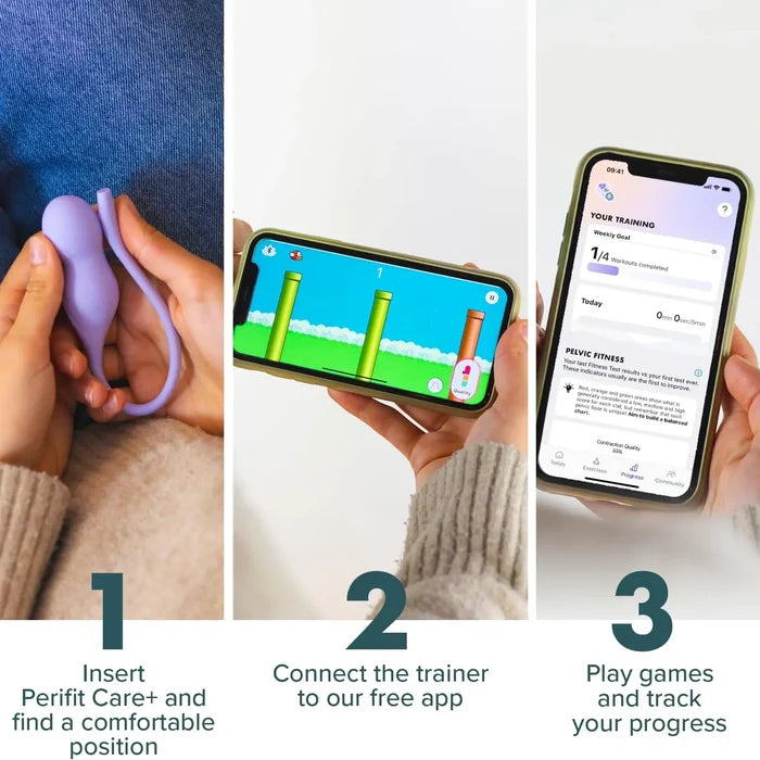 Perifit Care + Advanced App-Enabled Kegel Exerciser - Lavender - Kegels