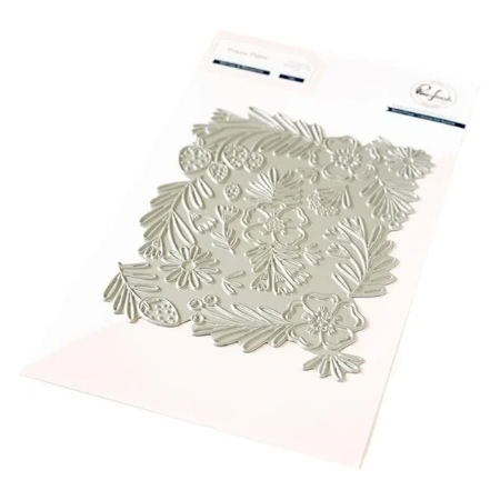 Pinkfresh Studio Press Plate-Berries & Blossoms