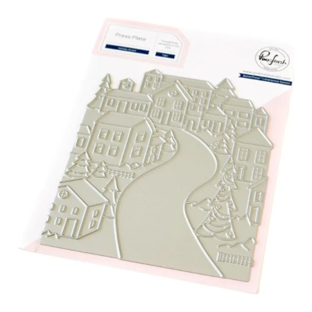 Pinkfresh Studio Press Plate-Holiday Street
