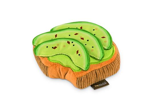 P.L.A.Y. Avo-doggo Toast Plush Dog Toy