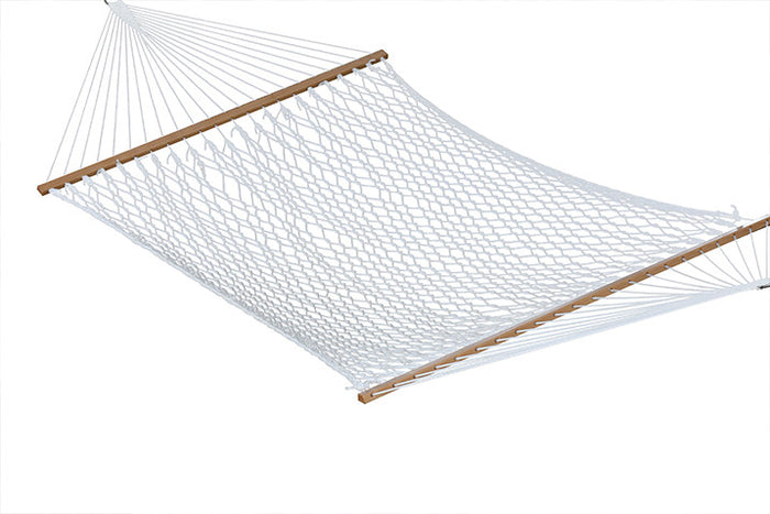 Polyester Rope Hammock - Double- White