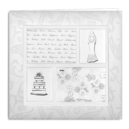 Post Bound Wedding Scrapbook
