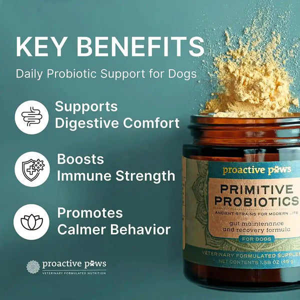 Proactive Paws Primitive Probiotics™ Gut Maintenance and Recovery Formula for Dogs