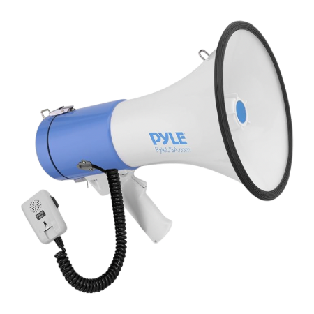 PYLE Portable Megaphone Speaker PA Bullhorn