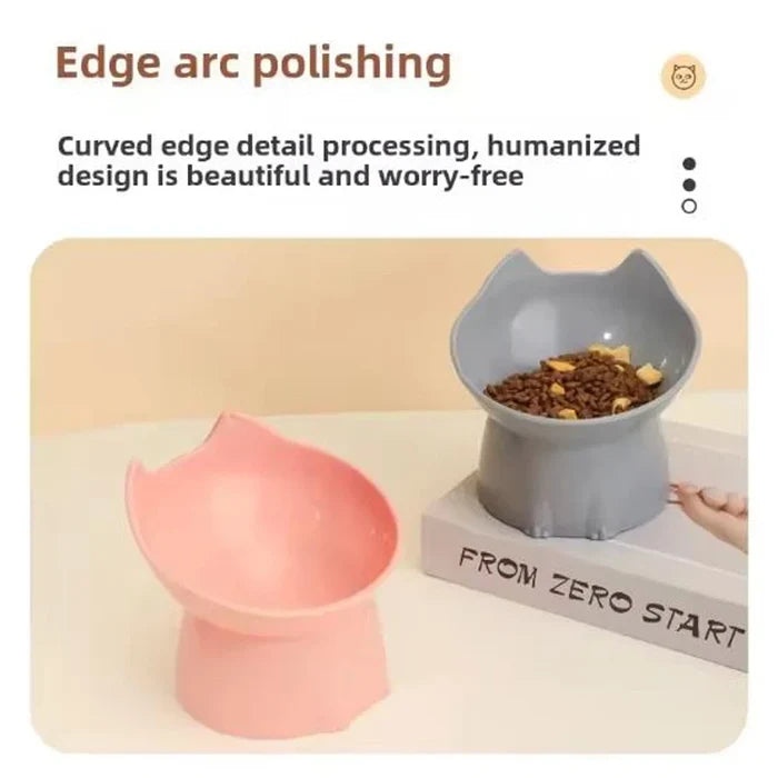 Raised Cat Bowl with Cat Ears – supplier product view 4