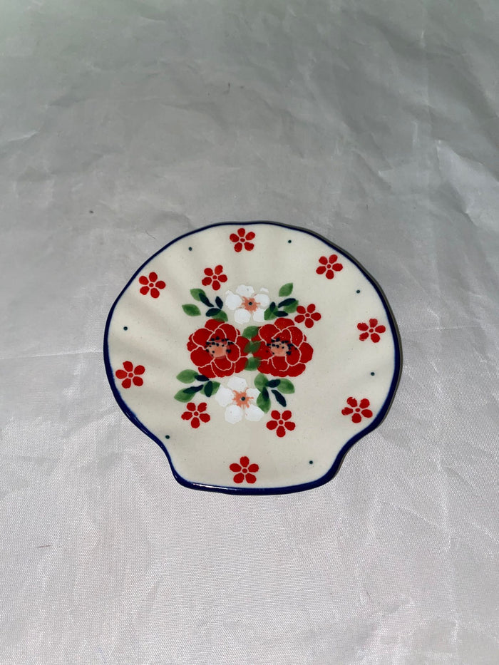 Red Enchanted Shell Coaster - Shape B48 - Pattern Red Enchanted (2352X)