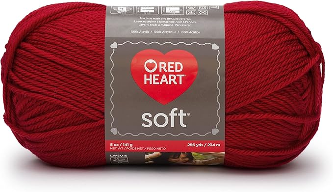 Red Heart Soft Really Red Yarn