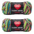 Red Heart Super Saver Jumbo Blacklight Yarn