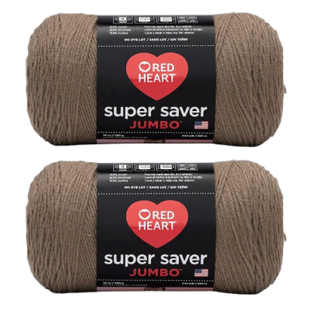 Red Heart Super Saver Jumbo Cafe Latte Yarn