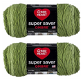 Red Heart Super Saver Jumbo Green Apple Ombre Yarn