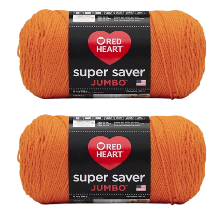 Red Heart Super Saver Jumbo Pumpkin Yarn