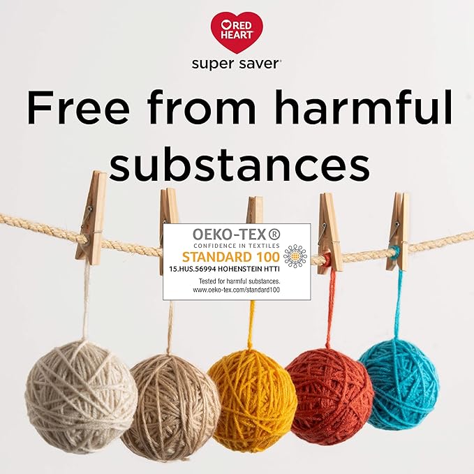 Red Heart Super Saver Jumbo Yarn, Gray Heather