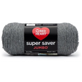 Red Heart Super Saver Jumbo Yarn-Grey
