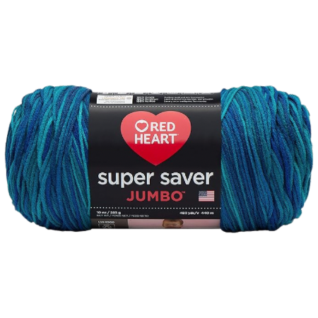 RED HEART Super Saver Jumbo Yarn, Macaw