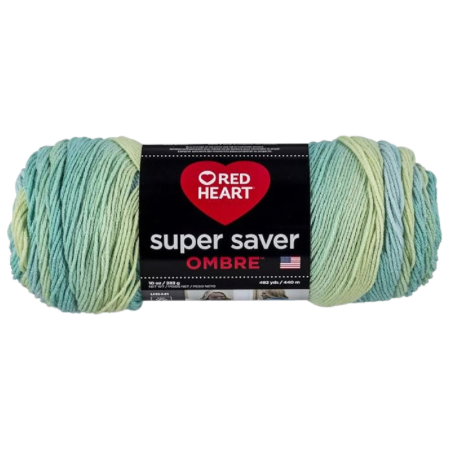 Red Heart Super Saver Ombre Yarn,Seaside (Copy)