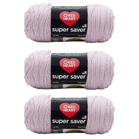 Red Heart Super Saver Pale Plum Yarn