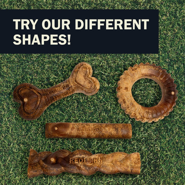 Redbarn Pet Products Dur-A-Bulls Braid Dog Treats