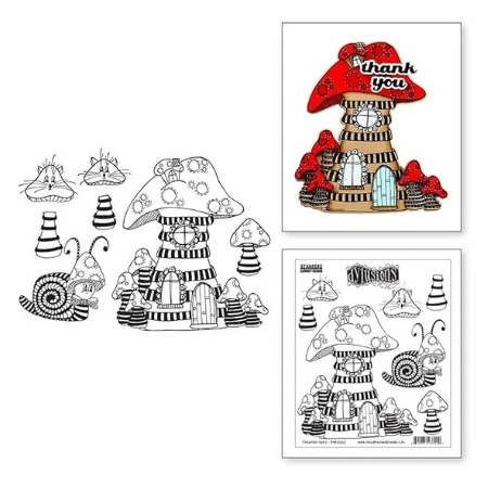 Royal Acme Toadstool Tales Cling Stamps Dyan Reaveley (Copy)