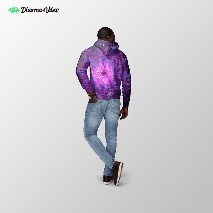 Sacred Flower by Cameron Gray Visionary Hoodie