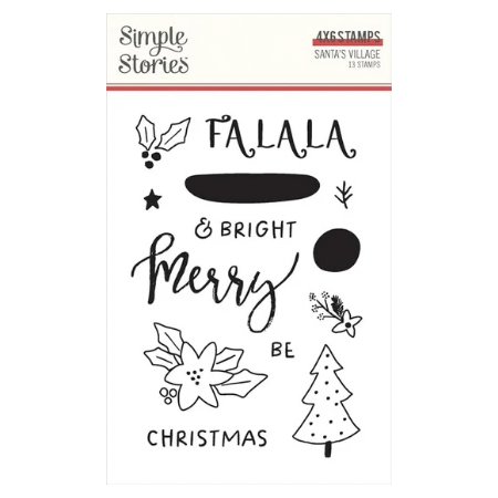 Santa's Village Clear Stamp
