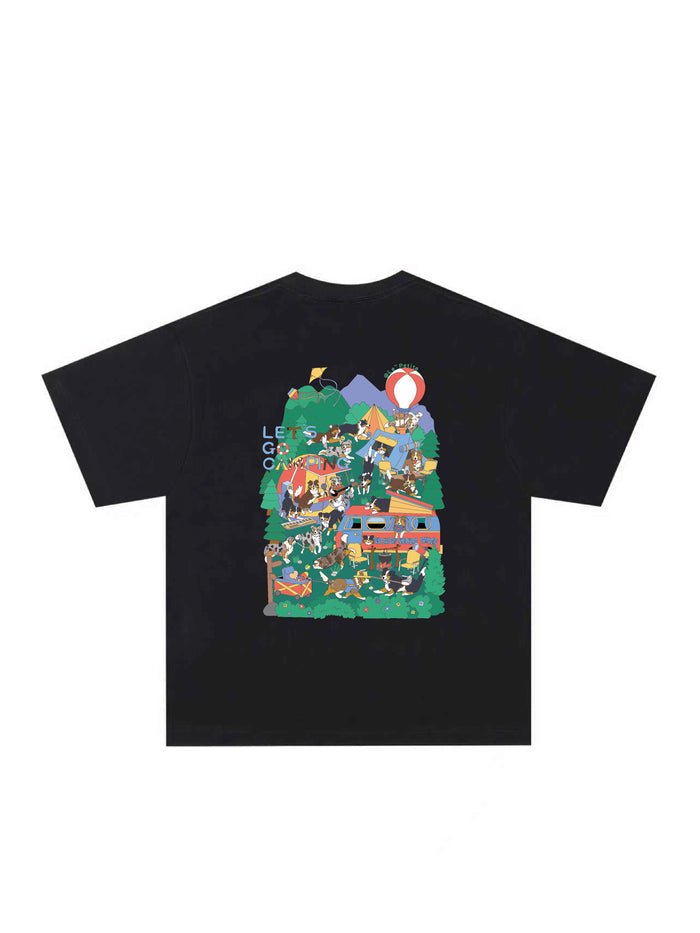 Short Sleeve T Shirt (Korean Cut Oversize) Aussie Sheperd