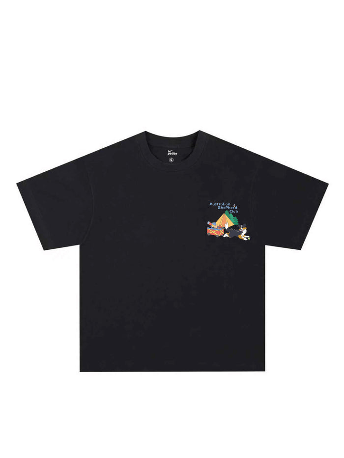 Short Sleeve T Shirt (Korean Cut Oversize) Aussie Sheperd