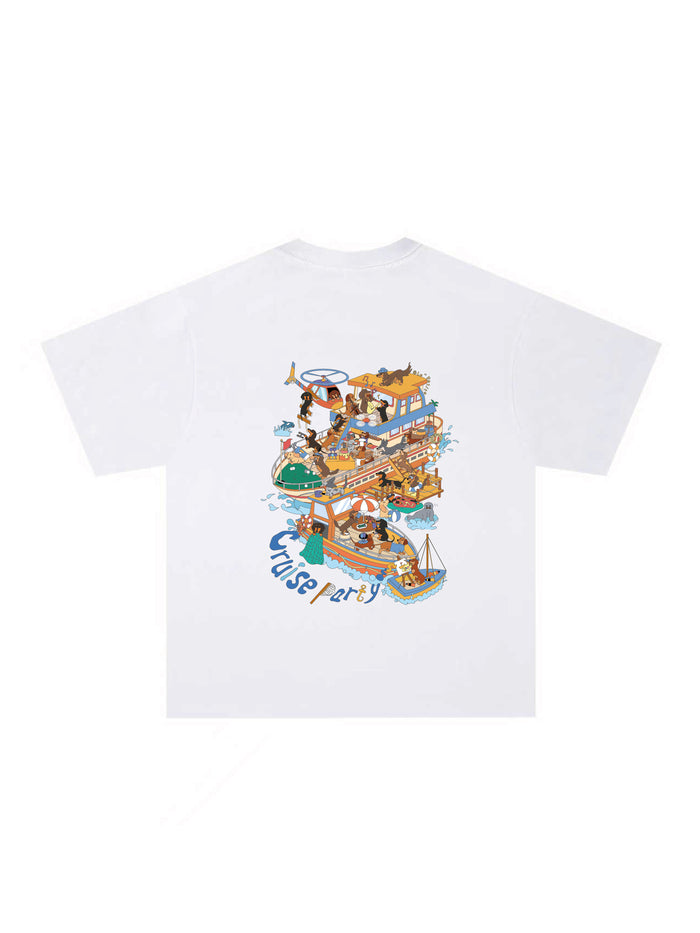 Short Sleeve T Shirt (Korean Cut Oversize Dachshund