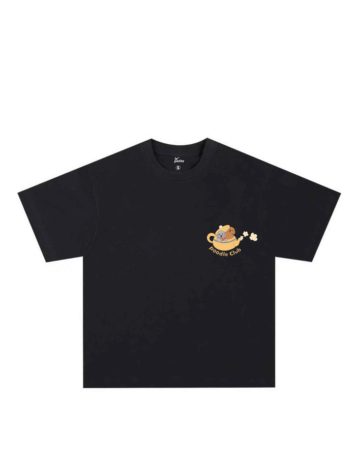 Short Sleeve T Shirt (Korean Cut Oversize) Poodle