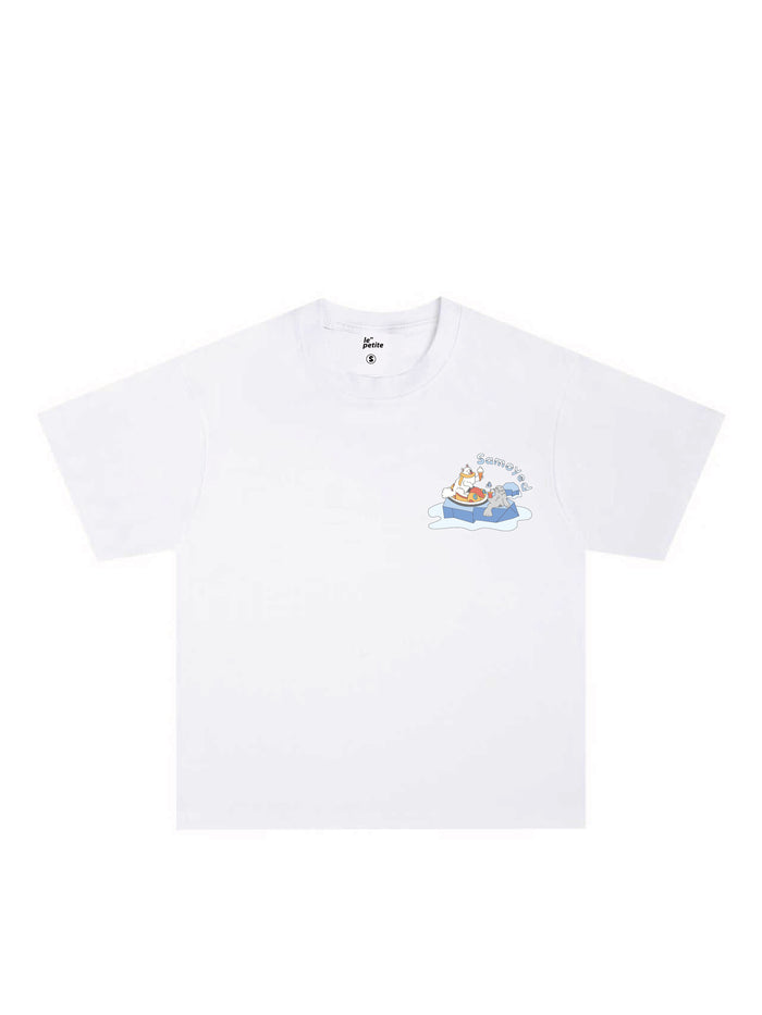 Short Sleeve T Shirt (Korean Cut Oversize) Samoyed