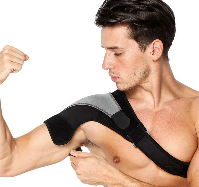 Shoulder Support Adjustable Shoulder Wrap Belt Band Gym Sport Brace for Right Shoulder