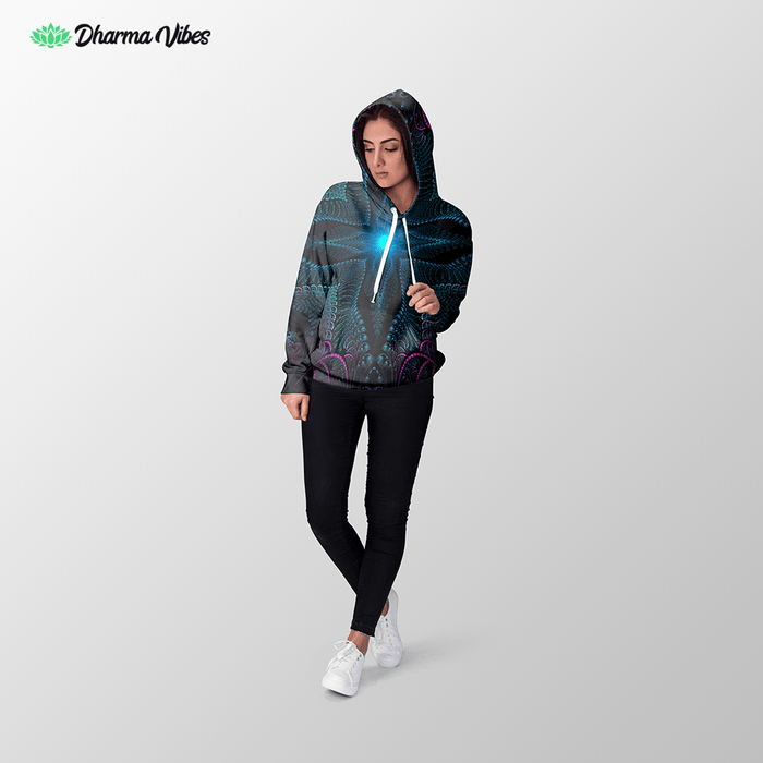 Singularity by Cameron Gray Visionary Hoodie