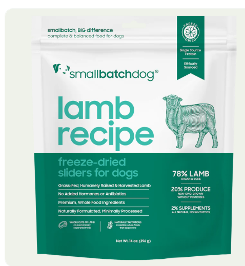 Smallbatch Freeze-Dried Raw Lamb Sliders
