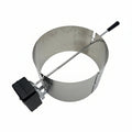 CLD Fabrication Smokey Joe 200mm Rotisserie Riser in 304 stainless steel – side profile view