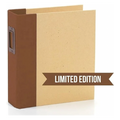 Snap Limited Edition 6inch x 8inch Binder Brown Simple Stories