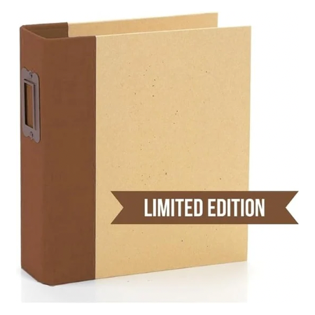 Snap Limited Edition 6inch x 8inch Binder Brown Simple Stories