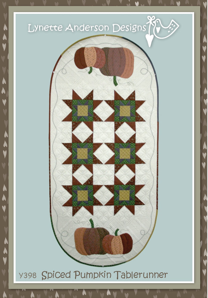 Spiced Pumpkin Tablerunner by Lynette Anderson Pattern Front