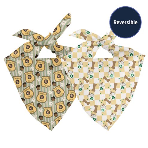 Squirrel Patrol & Pup Cup Dog Bandana