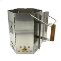 CLD Fabrication heavy duty extra large stainless charcoal chimney starter – 304SS, product shot