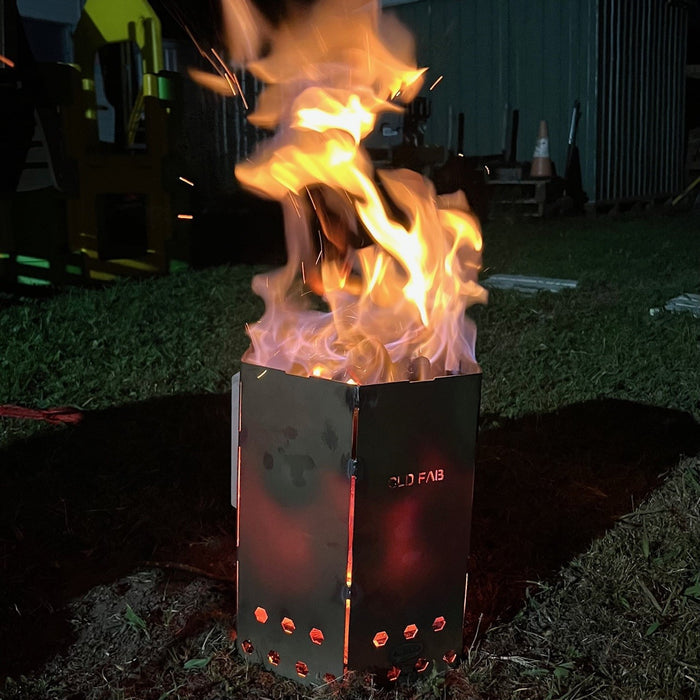 CLD Fabrication heavy duty extra large 304SS charcoal chimney starter – double capacity, lightweight 3.4kg