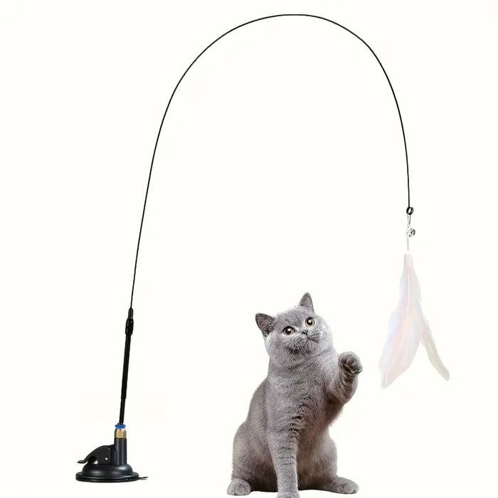 Suction Cup Feather Wand