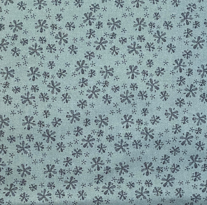 Sunshine After the Rain - 80530-7 - blue cotton with tone-on-tone tiny daisies