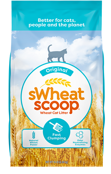 sWheat Scoop Original Fast-Clumping Wheat Cat Litter