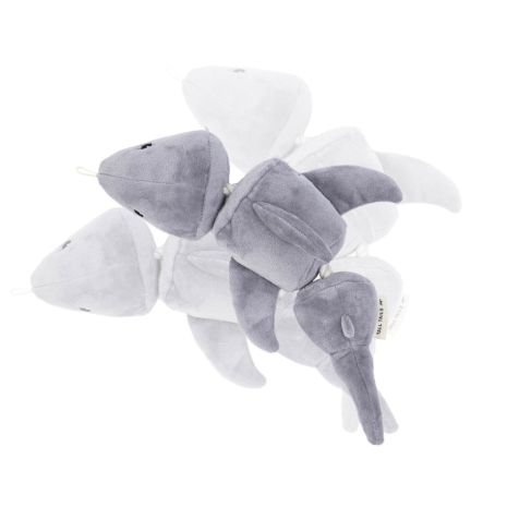 Tall Tails Jointed Shake Play Shark Dog Toy