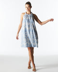 The Avenue Halterneck Dress (Chambray)