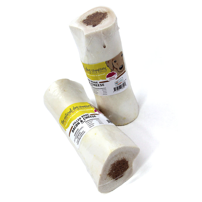 The Natural Dog Company Filled Bone - Bacon and Cheese Flavor