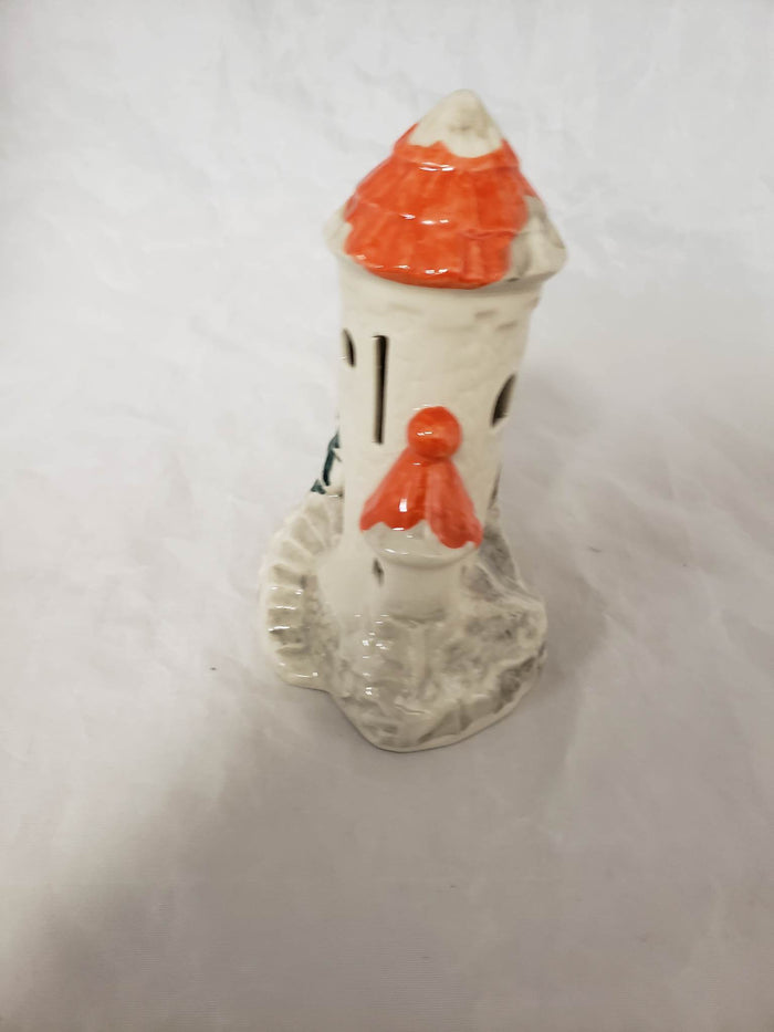 Tower Building Luminary - Orange Top (rust)