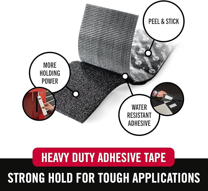 VELCRO Brand Heavy Duty Tape with Adhesive