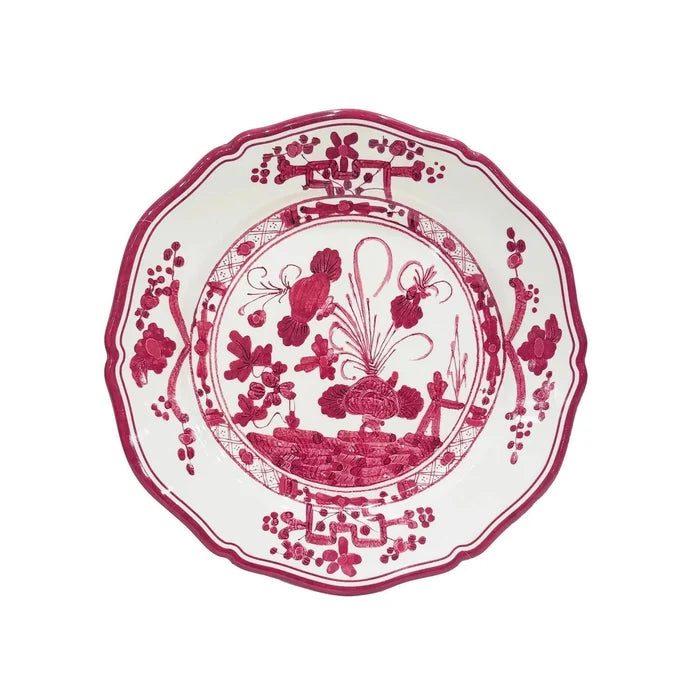 Deep Pink and White